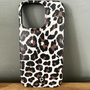 Loopy Case Black Brown Leopard for iPhone 13 Pro (6.1" Screen)